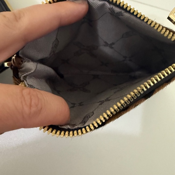 Aimee Kestenberg Leather Calf Hair Animal Print Wristlet Clutch Set | One Size - Picture 12 of 16